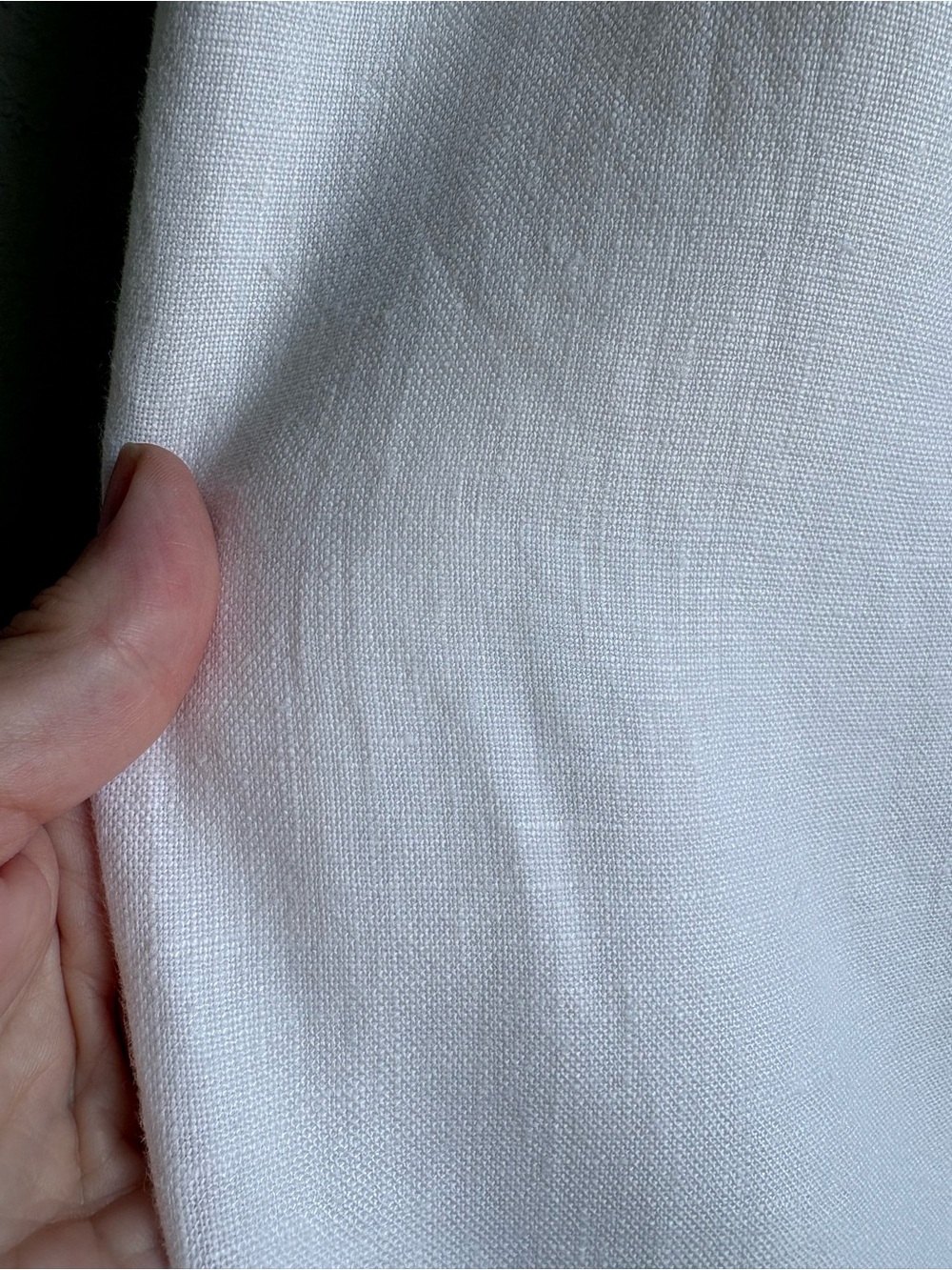 Lauren Ralph Lauren White 100% Linen Pants Size 10 Fully Lined Straight Leg - Picture 8 of 10